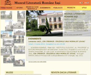 muzeulliteraturiiiasi.ro: • Muzeul Literaturii Romane •
Muzeul Literaturii Romane