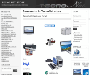 tecno-net.com: Benvenuto in TecnoNet store
Tecno Net! - il sistema di vendite online di prodotti elettronici, informatici e tanto altro