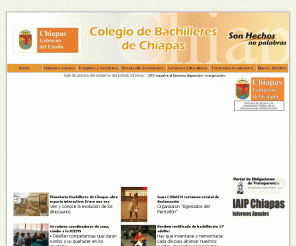 cobach.edu.mx: Colegio de Bachilleres de Chiapas principal index
