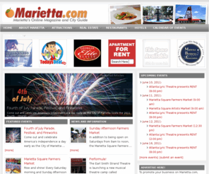 mariettacityguide.com: Marietta.com | Marietta Georgia's Online Magazine And City Guide
The Marietta.com city guide features local events, restaurants, attractions, shopping, real estate, hotels, apartments, and more in Marietta, Georgia.