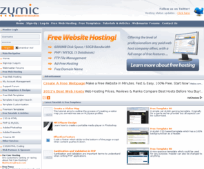 zzl.org: Free Web Hosting, Free Templates, Free Tutorials and More - Zymic
Free Web Hosting, Free Templates, Free Tutorials and more! Zymic Webmaster Resources