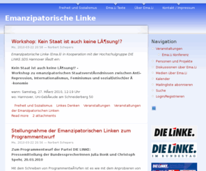 emanzipatorische-linke.net: Emanzipatorische Linke | Freiheit und Sozialismus - Let's make it real
