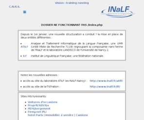 inalf.fr: INaLF : Institut National de la Langue Française
le site de l'ATILF