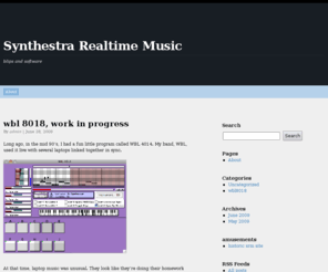 srm.com: Synthestra Realtime Music | blips and software
blips and software