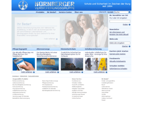 xn--nrnberger-vertragssicherheit-16c.org: < NÜRNBERGER Versicherungsgruppe > - NÜRNBERGER
Das Leistungspaket der NÜRNBERGER Versicherung: Lebensversicherung, Haftpflichtversicherung, Autoversicherung, Baufinanzierung, Beamtendarlehen, Unfallversicherung, Fondsversicherung, Riesterrente ...