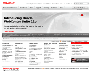 deopenoffice.com: Oracle | Hardware and Software, Engineered to Work Together
Oracle is the world's most complete, open, and integrated business software and hardware systems company.