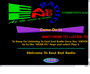 eastendradio.info: East London's  EAST END RADIO ----------- Part of The East London Radio group
EAST END RADIO, Community Radio for East London, UK. Sound System Hire for all events, indoor and outdoor, large or small. Disco's large or small for all events, from a kids Disco to a large event