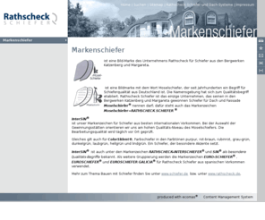 euro-schiefer.net: Markenschiefer
Rathscheck Schiefer - Groesster Deutscher Schieferproduzent