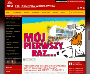 filharmonia.wroclaw.pl: Filharmonia Wrocławska
Serwis poświęcony filharmonii wrocławskiej