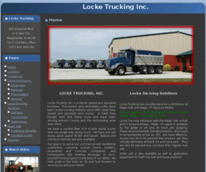 haulingrocks.com: Locke Trucking Inc. | Locke Trucking Inc.
Trucking Service, Stone, Gravel, Sand, Topsoil, Magic Salt