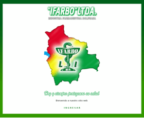 ifarbo.com: IFARBO LTDA. - Industria Farmacéutica Boliviana
Somos una empresa dedicada a la elaboración de productos farmacéuticos y de apoyo a la salud, divididos en dos líneas, específicos y galénicos, como podrá apreciar, revisando nuestro sitio. Desarrollamos y fabricamos productos farmacéuticos de alta calidad, para proteger la salud de la población, sirviendo y satisfaciendo a las necesidades de médicos y pacientes, que depositan su confianza en nosotros cada día.