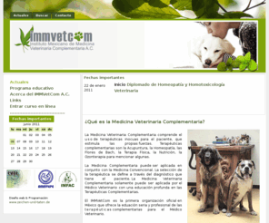 immvetcom.net: immvetcom - Actuales
IMMVetCom A.C. Instituto Mexicano de Medicina Verteriaria Complementaria