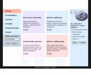 itt.si: ITT napredne IT rešitve
ITT napredne IT rešitve