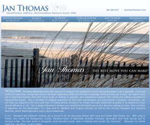 janthomas.com: Montgomery County MD Real Estate, Washington DC Homes, Sussex County DE Investment Property - Jan Thomas
Montgomery County MD Real Estate, Washington DC Homes, Sussex County DE Investment Property - Jan Thomas