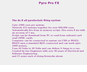 pyroprofx.com: Pyro Pro FX pyrotechnic fring systems
