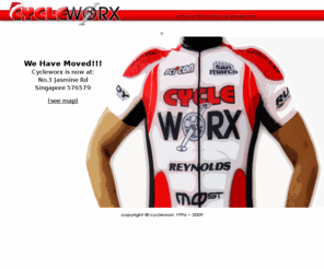 cycleworx.com: cycleworx.com - buongiorno
Cycleworx is not just a shop, but a complete experience when you puschase a bicycle. Started in Singapore for more than ten years ago, we have establised a reputation as one of the best bike shop, and club racing team not just in Singpaore, but also the region.