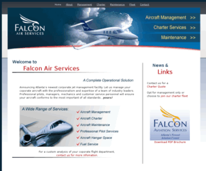 fly-falcon.com: Falcon Air Services -- Your Aircraft Managment Source
Local Atlanta aircraft charter and private transportation services for United States Domestic Travel