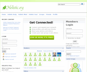 holistic.org: Welcome to Holistic.org
Holistic social network