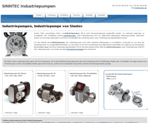 industriepumpen.net: Industriepumpen Industriepumpe Industriepumpen Industriepumpe
Industriepumpen, eine Industriepumpe von Sinntec für den Einsatz bei härtesten Bedingungen. Eine Industriepumpe, Industriepumpen aus ausgewählten, belastbaren und qualitativ hochwertigen Materialien.