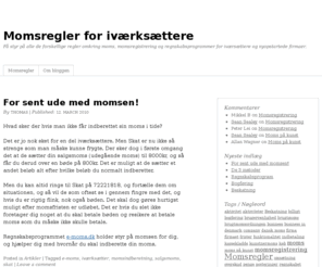 momsregler.dk: Moms, momsregistrering og regnskabsprogrammer for iværksættere
Få styr på alle de forskellige regler omkring moms, momsregistrering og regnskabsprogrammer for iværsættere og nyopstartede firmaer.