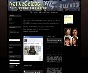 nativecelebs.com: NativeCelebs - NativeCelebs
NativeCelebs - a site about Native American entertainment, including actor linklists.