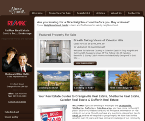 sheilamullin.com: Your Orangeville, Shelburne, Dufferin and Caledon Real Estate Information Guides
Professional advice on buying and selling real estate in Orangeville, Shelburne, Dufferin and Caledon