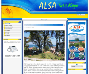 alsatesisleri.com: ...:: ALSA TATİL KÖYÜ ::.. - Anasayfa
ALSA TATİL KÖYÜ'NÜN WEB SİTESİDİR.