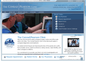 halnmemphis.com: The Conrad|Pearson Clinic Urology Center of the South
The Conrad|Pearson Clinic is the Mid-South leader in urological diagnostics and treatment.