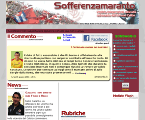 sofferenzamaranto.it: www.sofferenzamaranto.it - Notizie, news e curiosità sul Livorno Calcio con i commenti dei tifosi
Sito non ufficiale sul Livorno Calcio. Notizie, news, curiosità e molto altro sulla nostra amata squadra amaranto.