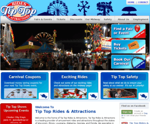 tiptoprides.com: Tip Top Rides & Attractions - Providing Carnival Midways to Wisconsin, Illinois, Florida, Georgia
