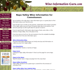 wine-information-guru.com: Wine Information for Connoisseurs
The best wine information site for lovers of wine.