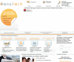 ensi.com.mx: Ensitech - Soluciones de e-Business: Email marketing, Encuestas, Comercio electrónico | Monterrey, México
