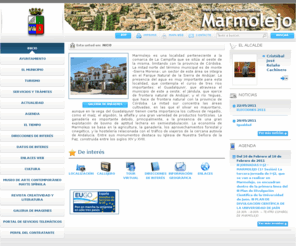 marmolejo.es: Ayuntamiento de Marmolejo
Pagina web de un municipio de la provincia de Jaén