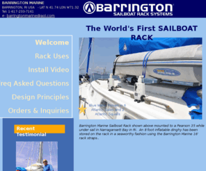 sailboatrack.com: Sailboat Rack Systems
World's First Sailboat Rack System - On-Deck Storage Solution Simpliified  for Cruising Sailors