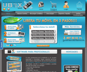 uboxserver.net: Libera tu móvil, Ubox Server, liberar móviles
UboxServer, Libera tu móvil, Liberamos telefonos móviles por codigo IMEI y cable