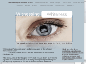 witnessingwhiteness.com: Witnessing Whiteness
whiteness, diversity, white privilege, Shelly Tochluk, anti-racism, anti-racist practice, AWARE-LA, AWARE, white identity, multiracial alliances