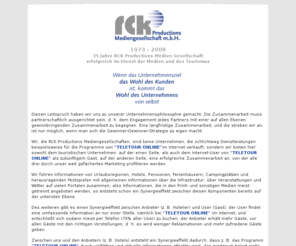 rck.de: RCK Productions Mediengesellschaft
