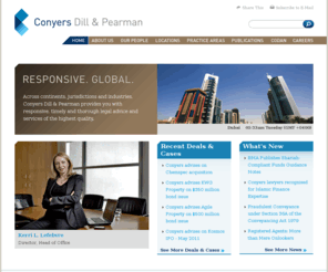 conyersdillpearman.com: Home | Conyers Dill & Pearman
Conyers Dill & Pearman offers multi-jurisdictional legal advice, service and expertise in the areas of international corporate matters, merger projects and financing arrangements.