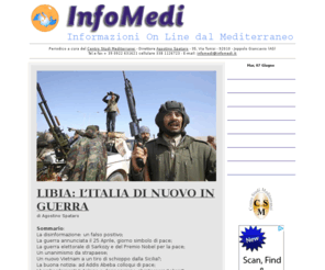 infomedi.it: 
INFOMEDI - Periodico di informazione online dal Mediterraneo