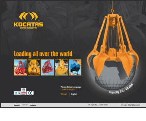 kocatasgrab.com: KOCATAS GRAB / KOCATAŞ KEPÇE
Radio Remote, Orange Peel, Mechanic
Round Nose, Rock, Electro Hydraulic Grab, Mechanical Clamshell, Kocatas Grab, Kocatafl Kepçe