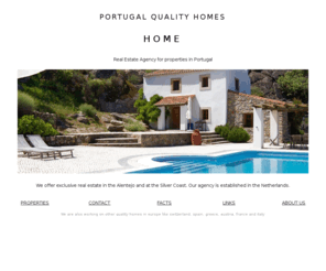 spainqualityhomes.com: Portugal Quality Homes - Real Estate Agency for properties in Portugal
Real Estate in Portugal - We offer exclusive properties in the Alentejo and at the Silver Coast.