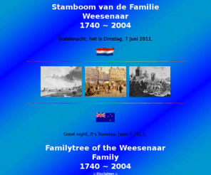 weesenaar.com: Familienamen, Surnames starting with weesenaar wesenaar wezenaar
Family Tree Weesenaar, Wesenaar and We(e)zenaar