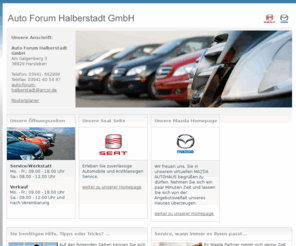 auto-forum-halberstadt.de: Portalseite - Auto Forum Halberstadt GmbH aus Harsleben - Portalseite
Auto Forum Halberstadt GmbH,Ihr kompetenter VW, Volvo, Mazda Händler in 38829 Harsleben. Das Unternehmen stellt seine Palette vor und beschreibt seinen Service. 