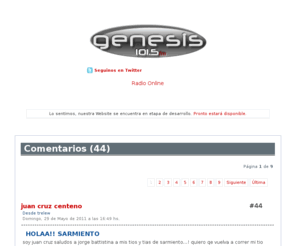 fmgenesis.net: FM Génesis 101.5
LRF351 Radio FM Génesis 101.5