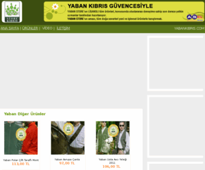 yabankibris.com: Yaban Store  |  KIBRIS
