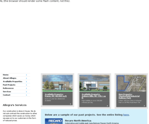 allegradevelopment.com: Home Page | Allegra Development | 313-885-5100 | Commercial and Industrial Development
A real estate development company located in Grosse Pointe, Michigan. We develop a wide variety of commercial and industrial real estate projects. We encourage you to explore our site to learn more about current projects, past projects and our company profile.