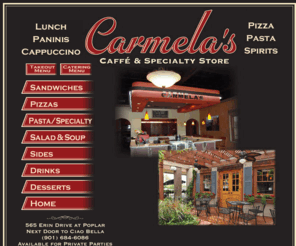 carmelasmemphis.com: Carmela's Caffe - Italian Restaurant, Desserts, Greek Food Memphis, TN, Carmellas Cafe Memphis
Carmella's Memphis Italian and Greek Restaurant. Carmelas Cafe serves the best in Italian and Greek food, Pizza, Pasta and more.