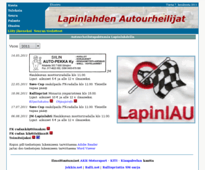 lapinlahdenau.net: Lapinlahden Autourheilijat .;:;.
Lapinlahden Autourheilijat ry - toimintaa vuodesta 1983 saakka