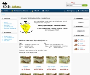 ratu-collection.com: Ratu Collection
BedCover & Bedsheet