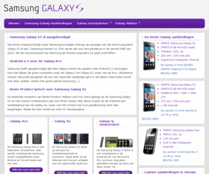 samsunggalaxy.nl: Samsung Galaxy S - Galaxy S - Samsung  – Review – SamsungGalaxy.nl
Alles over Samsung Galaxy S I9000; de beste smartphone op dit moment!